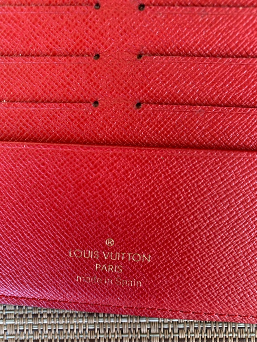 Louis Vuitton Monogram large Wallet Red interior - Picture 3 of 7